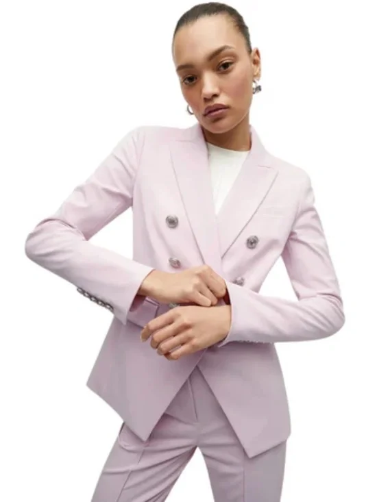 Veronica Beard Barely Orchid Miller Dickey Jacket, size 8 - Picture 2 of 5